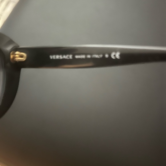 Versace Women's Gray Oversized Crystal-Accented Sunglasses - Picture 5 of 9
